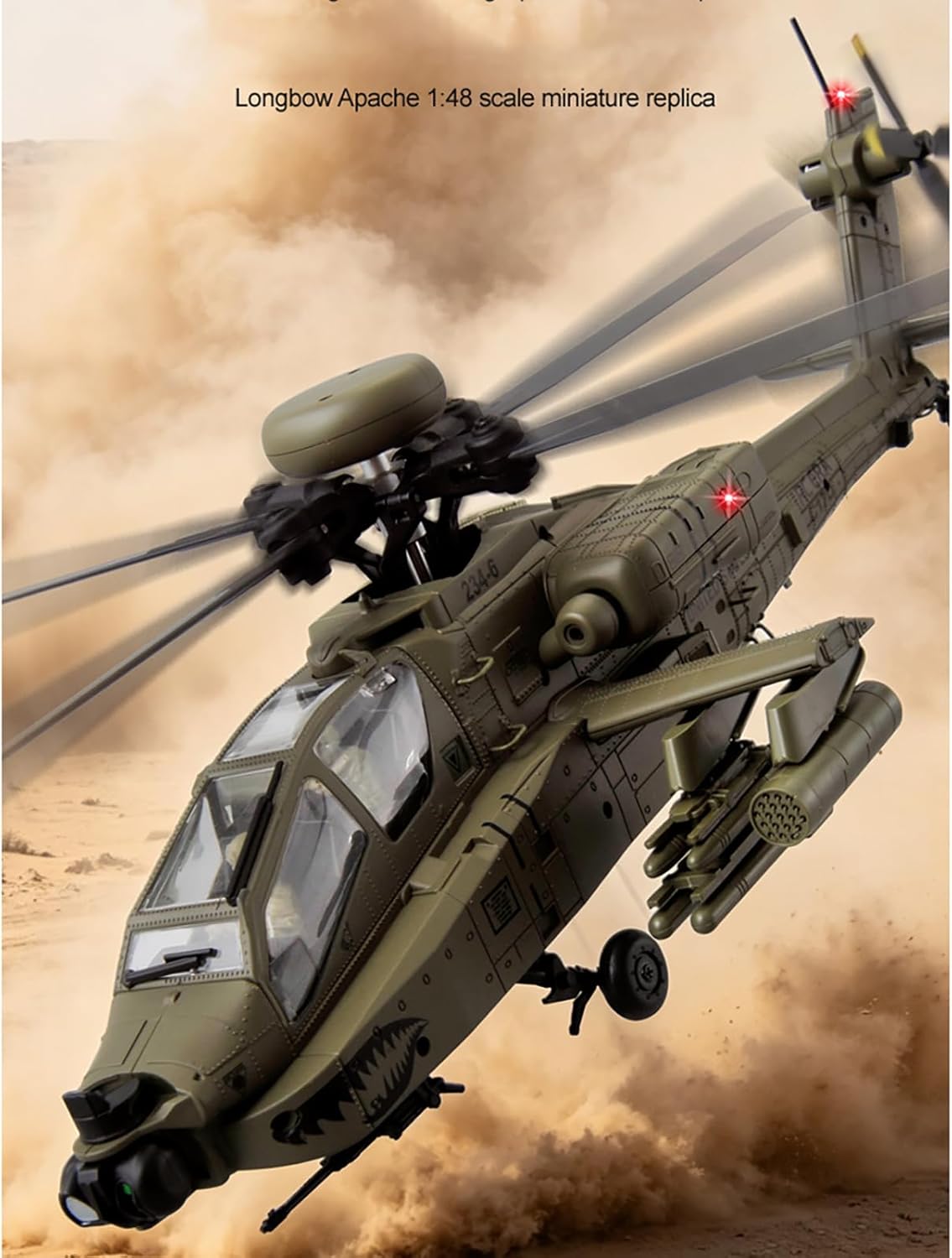 310MM 6CH C170 AH-64D Remote C - đánh giá và giá Rc Helicopter Case