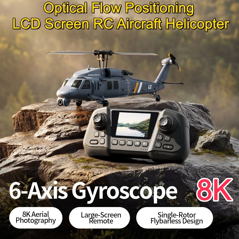 8K Flybarless Optical Flow Hov - đánh giá và giá Rc Helicopter Case