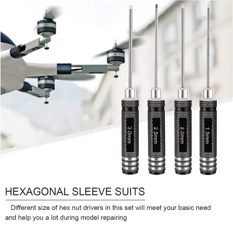 Hex Driver Set 1.5/2.0/2.5/3.0 - đánh giá và giá Rc Helicopter Tool Kit